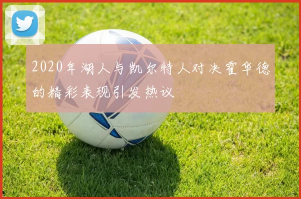 2020年湖人与凯尔特人对决霍华德的精彩表现引发热议