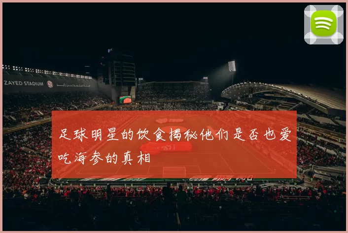 足球明星的饮食揭秘他们是否也爱吃海参的真相