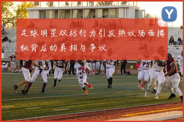 足球明星双标行为引发热议场面揭秘背后的真相与争议
