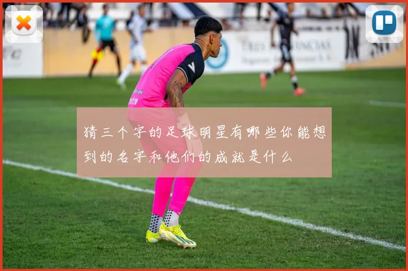 猜三个字的足球明星有哪些你能想到的名字和他们的成就是什么